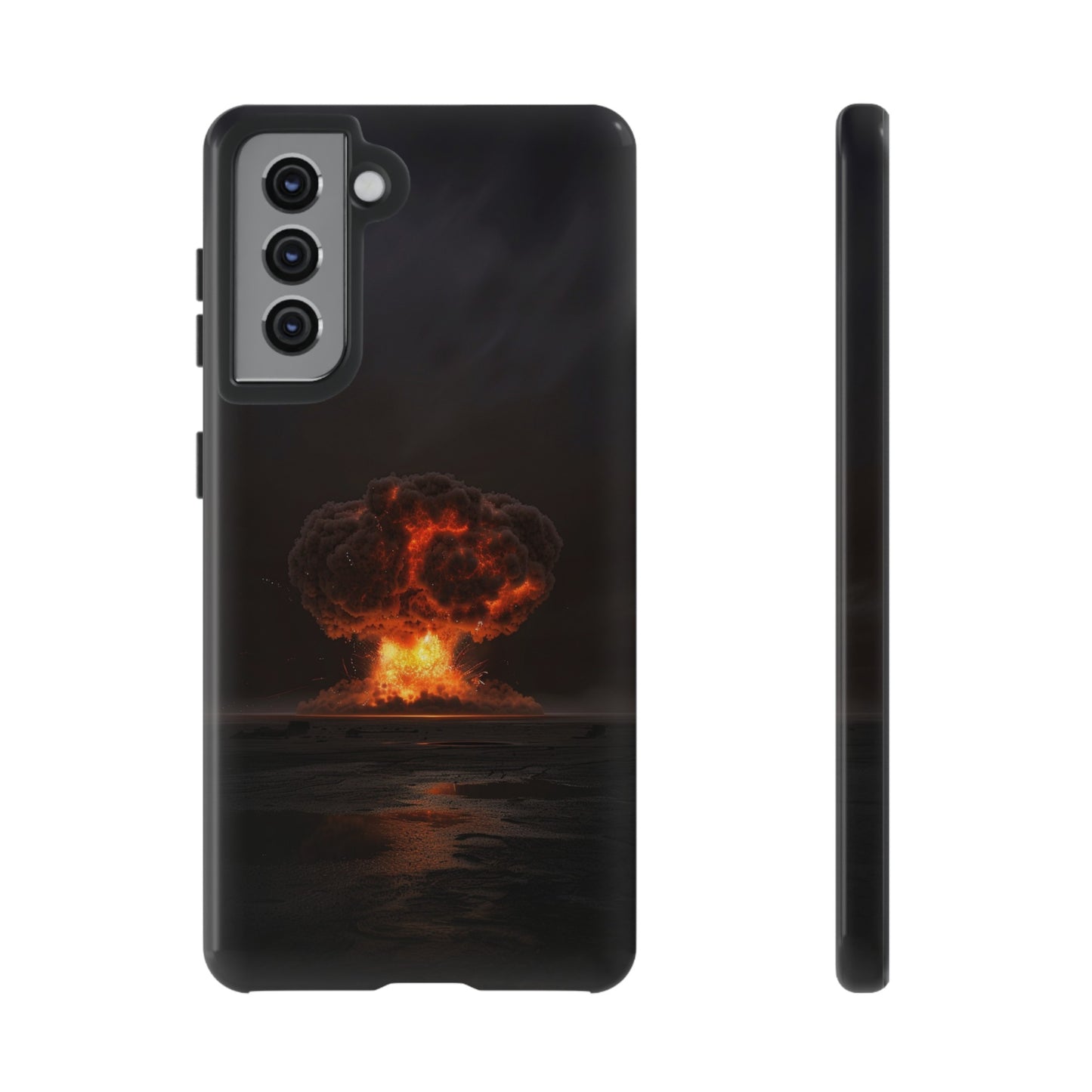 Atomic Explosion Phone Case - Dramatic Mushroom Cloud Design for iPhone and Samsung Galaxy Devices