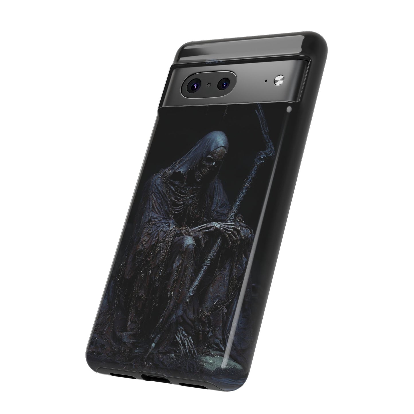 Dark Reaper Phone Case - Gothic Grim Reaper Art for iPhone, Samsung Galaxy, and Google Pixel Devices