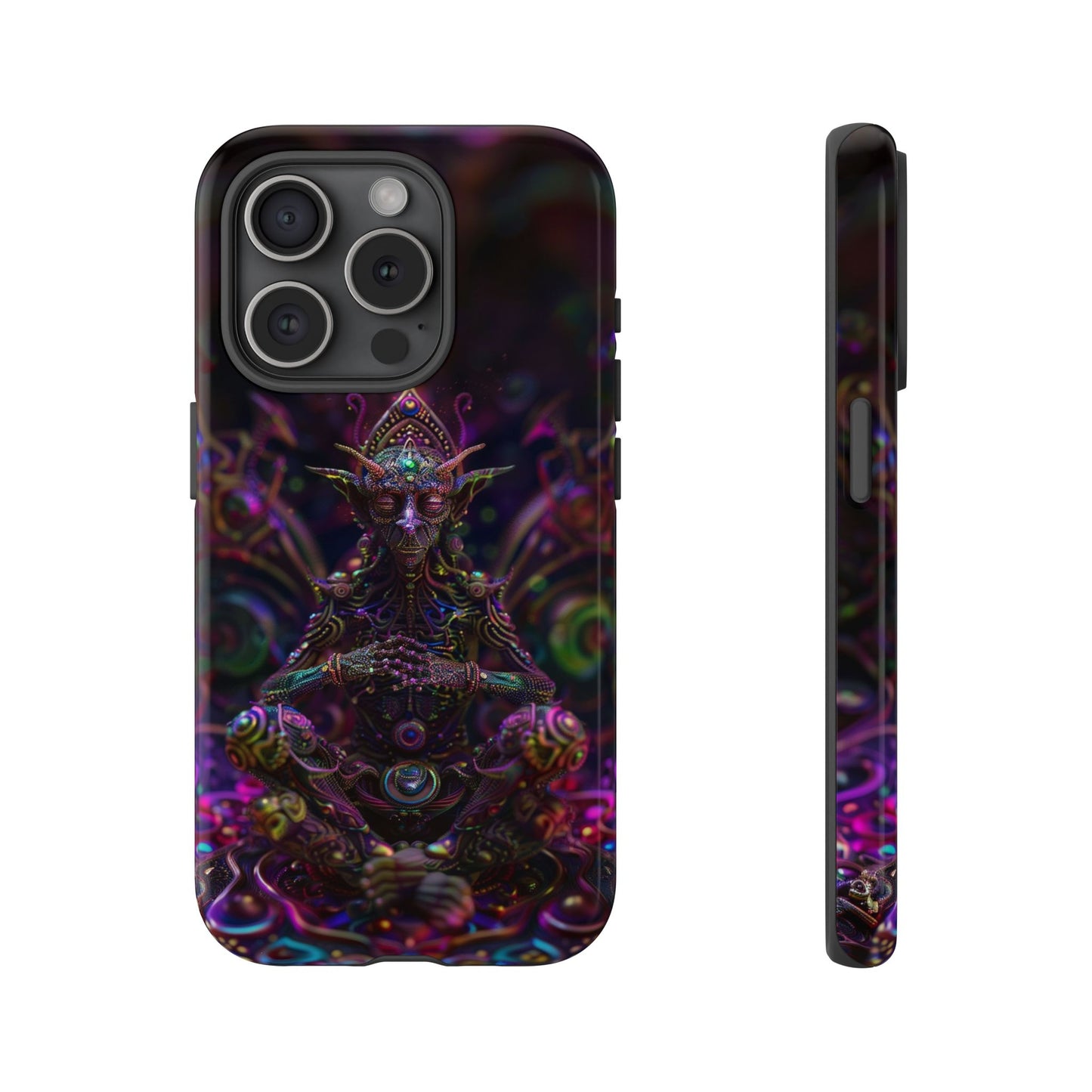 Mystical Machine Elf Phone Case - Psychedelic Vibes for iPhone, Samsung, Google Pixel