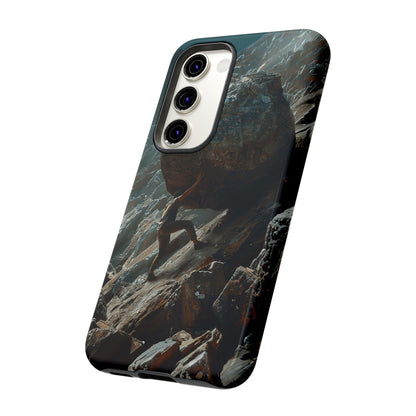 Sisyphus Phone Case – Mythological Art Design for iPhone, Samsung Galaxy, and Google Pixel Devices