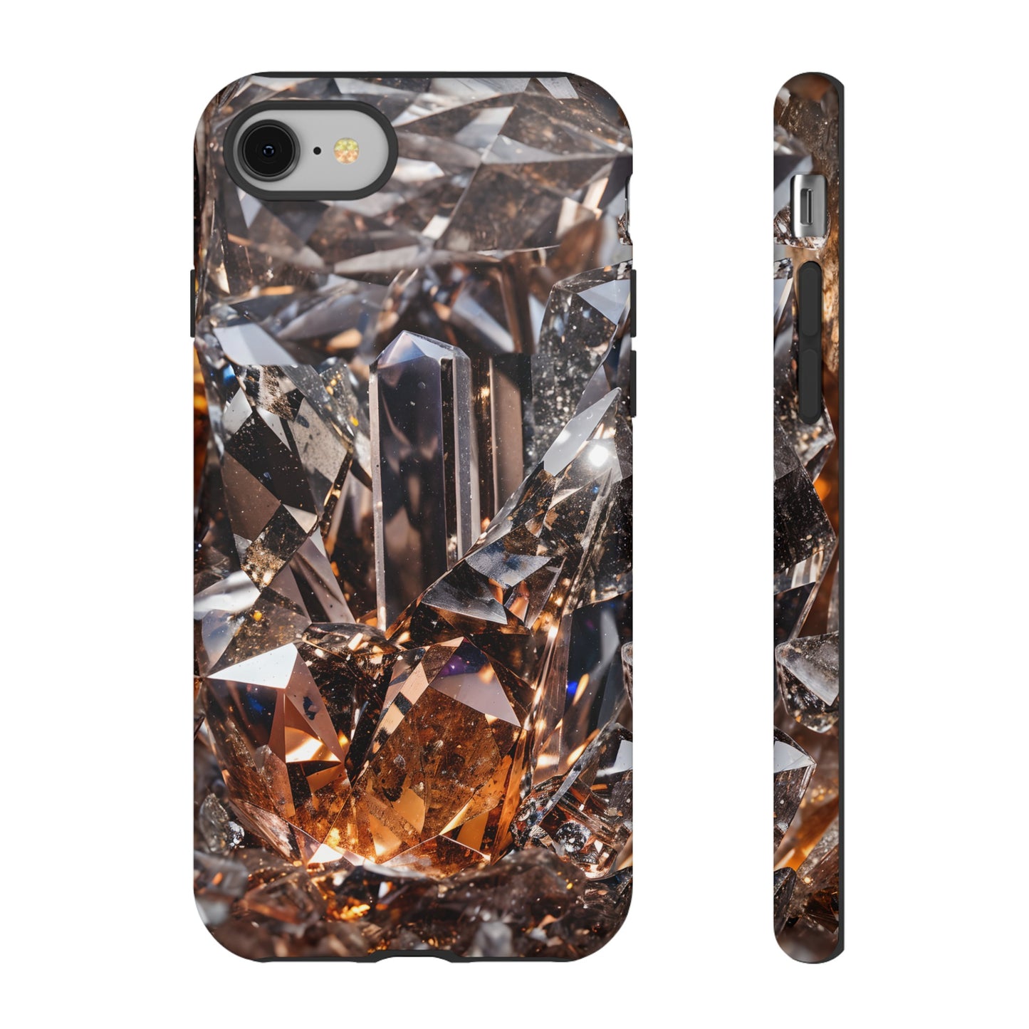 Crystalline Phone Case – Healing Crystal Quartz Design for iPhone, Samsung Galaxy, and Google Pixel Devices