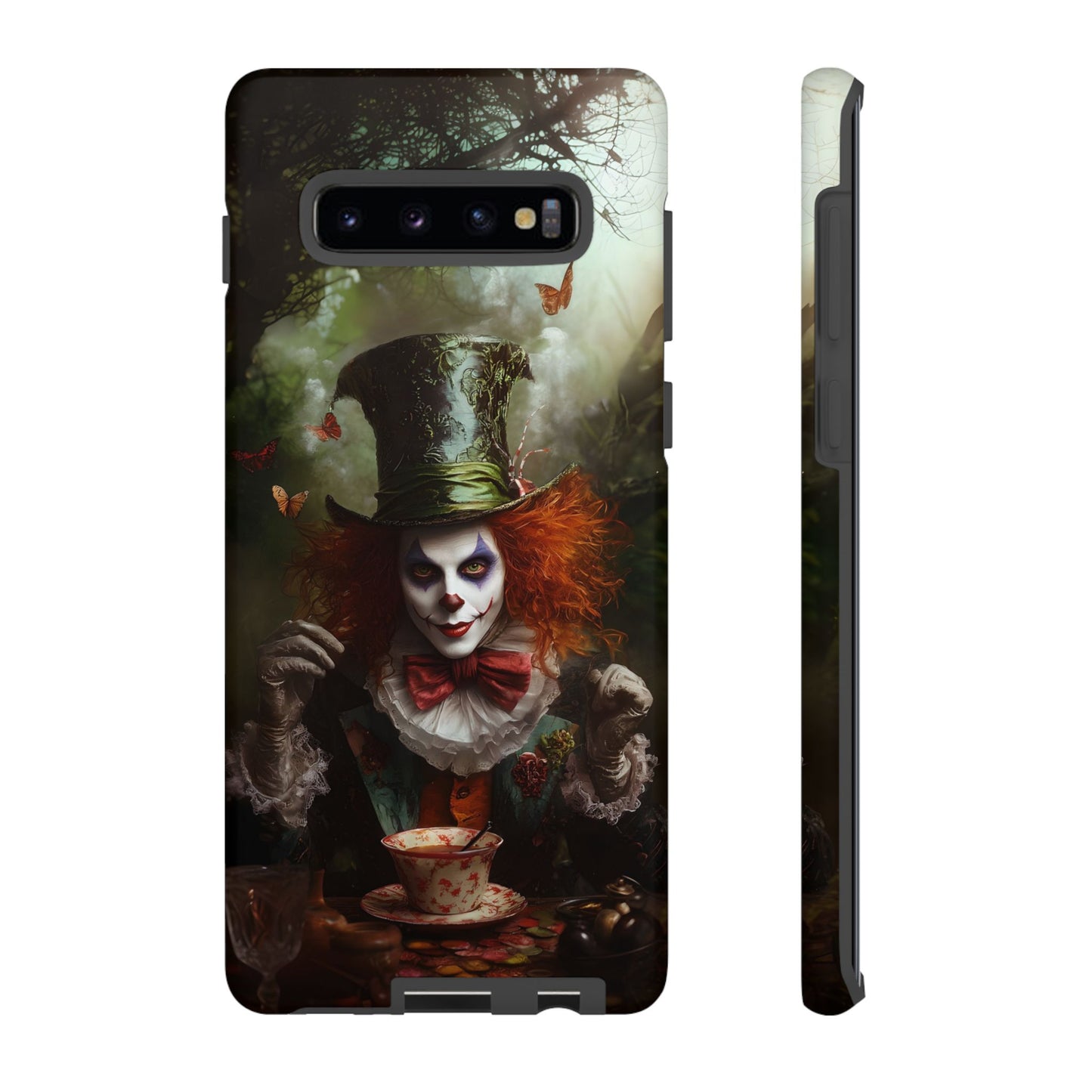 Mad Hatter Gothic Fantasy Phone Case - Dark Wonderland Design for iPhone, Samsung Galaxy, and Google Pixel Devices