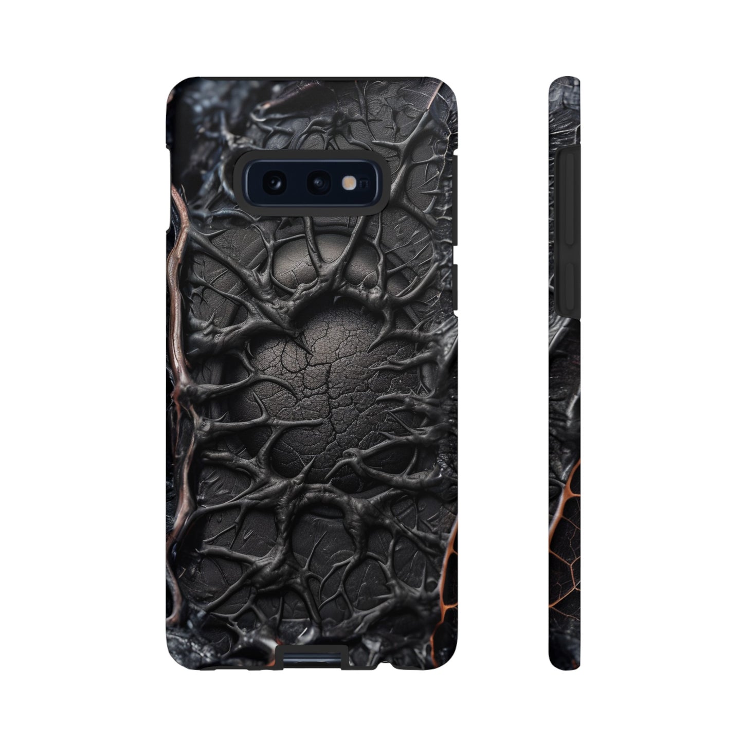 Black Veins Tough Phone Case – Lovecraftian Horror Design for iPhone, Samsung Galaxy, and Google Pixel Devices