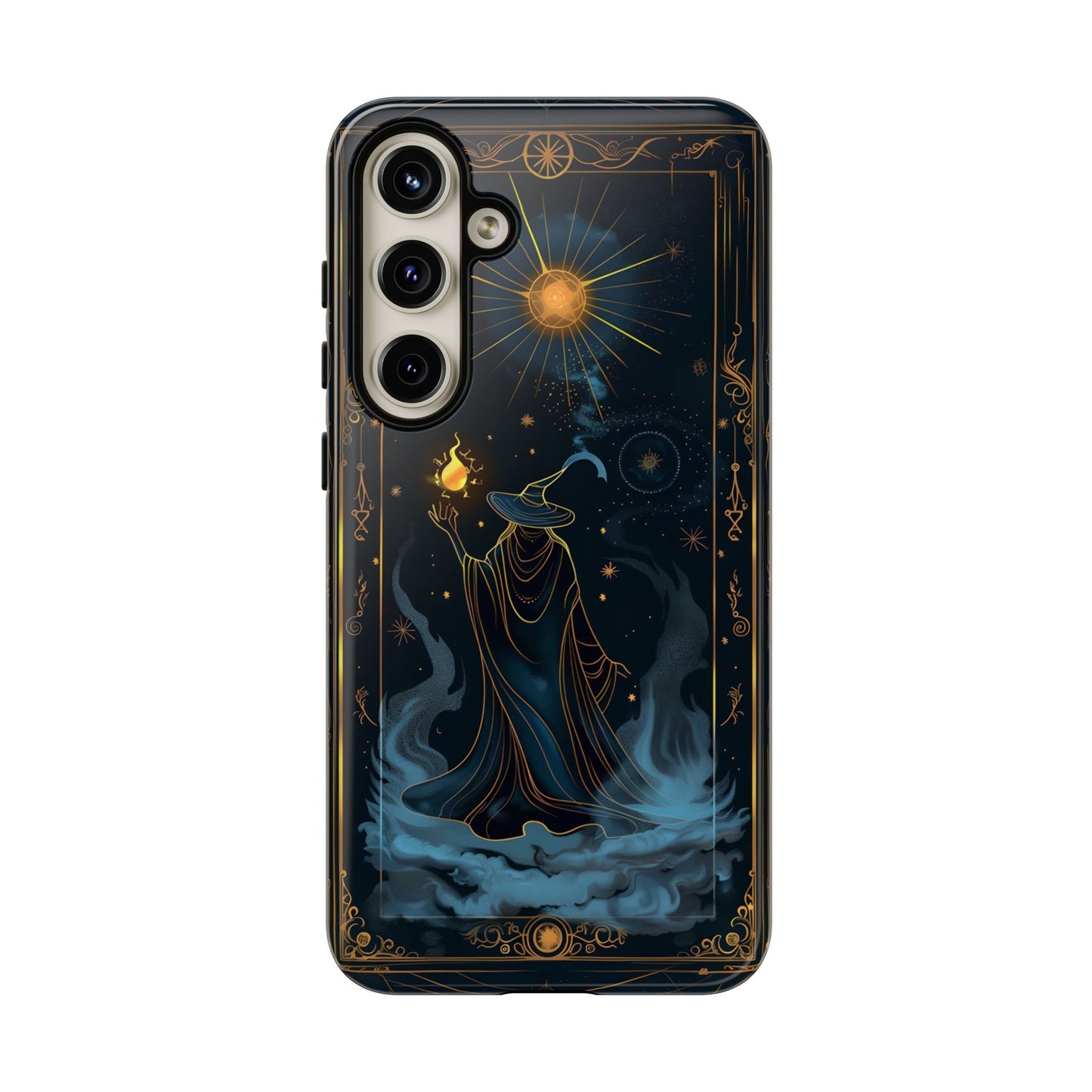 Enchanted Wizard Spellcaster Galaxy Phone Case - Mystical Wizardry Art For iPhone, Samsung Galaxy, and Google Pixel Devices