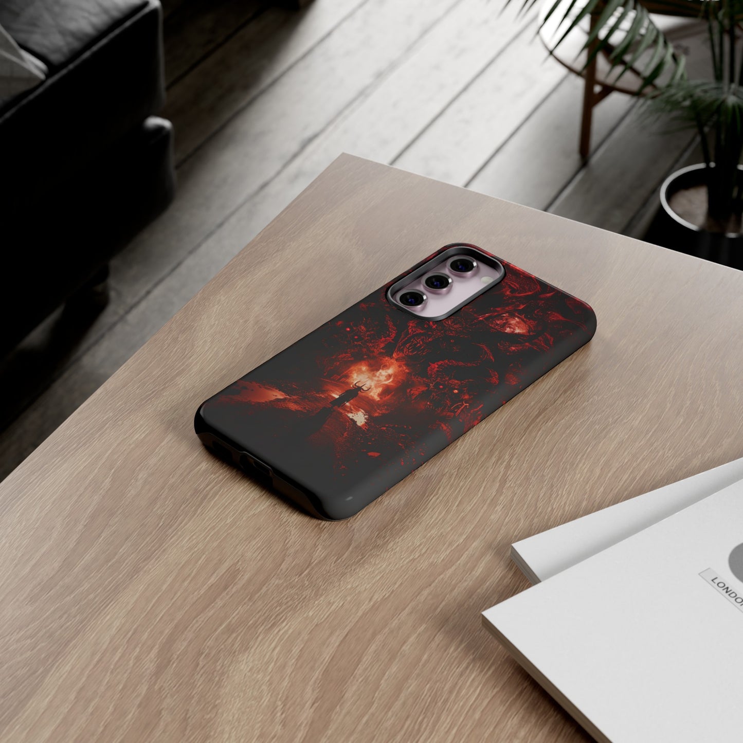 The Road to Hell Phone Case – Gothic Demon and Devil Design for iPhone, Samsung Galaxy, and Google Pixel Devices