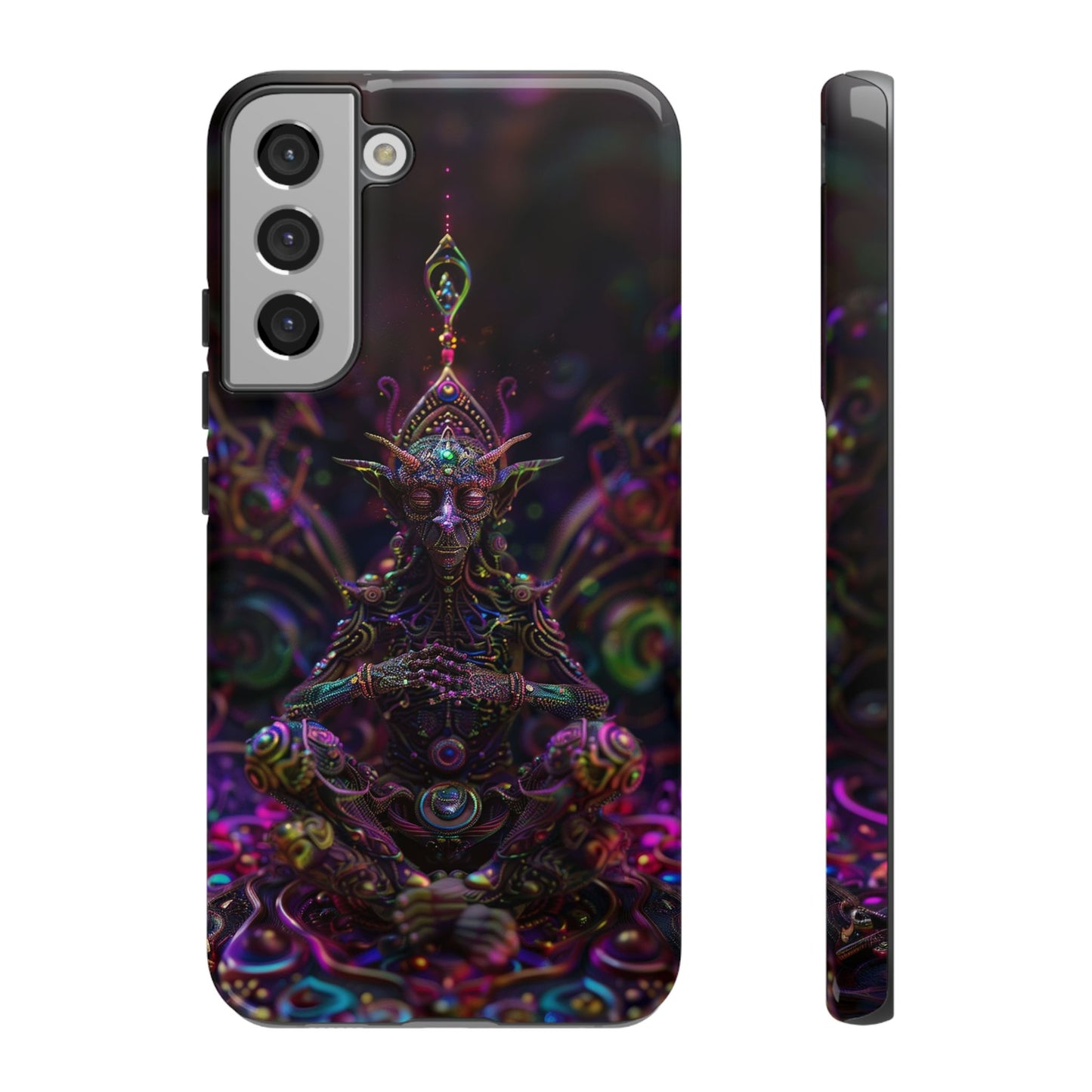 Mystical Machine Elf Phone Case - Psychedelic Vibes for iPhone, Samsung, Google Pixel