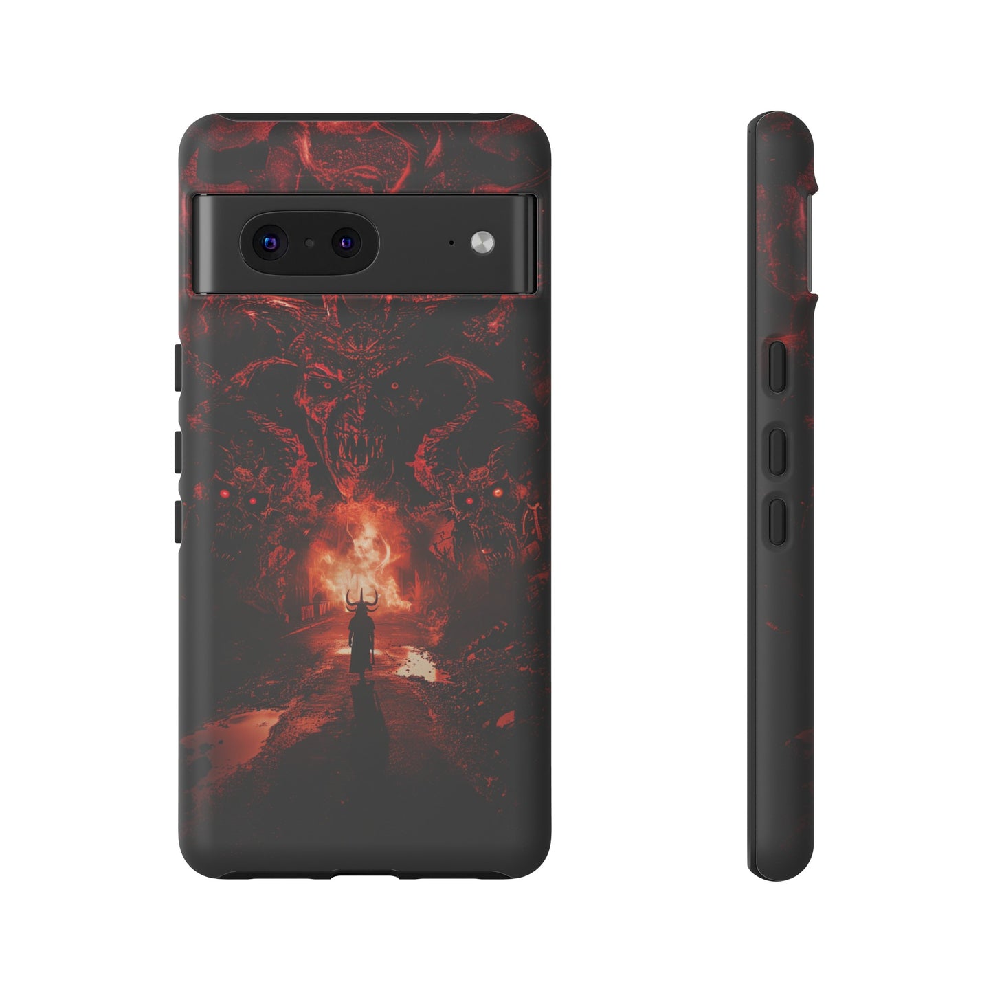 The Road to Hell Phone Case – Gothic Demon and Devil Design for iPhone, Samsung Galaxy, and Google Pixel Devices