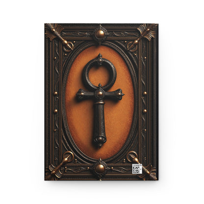 Egyptian Ankh Symbol Hardcover Journal