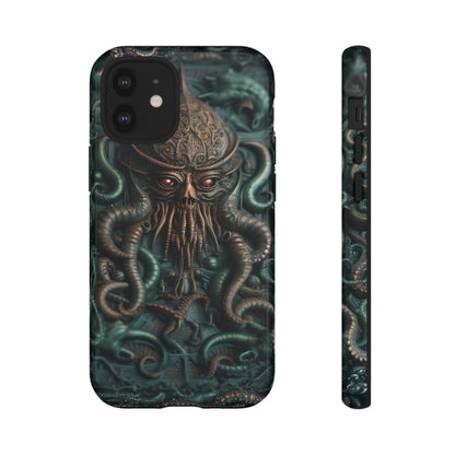 Nameless Dread Tough Phone Case – Lovecraftian Tentacle Horror Design for iPhone, Samsung Galaxy, and Google Pixel Devices