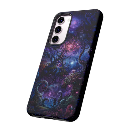 Trippy Psychedelic Alien Landscape Phone Case - Vibrant Abstract Design for iPhone, Samsung Galaxy and Google Pixel Devices