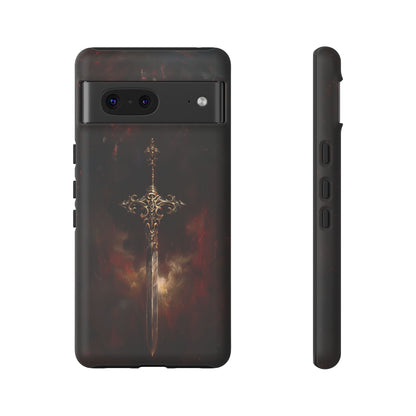 Epic Sword of Legends Phone Case - Dark Fantasy Art for iPhone, Samsung Galaxy, and Google Pixel Devices