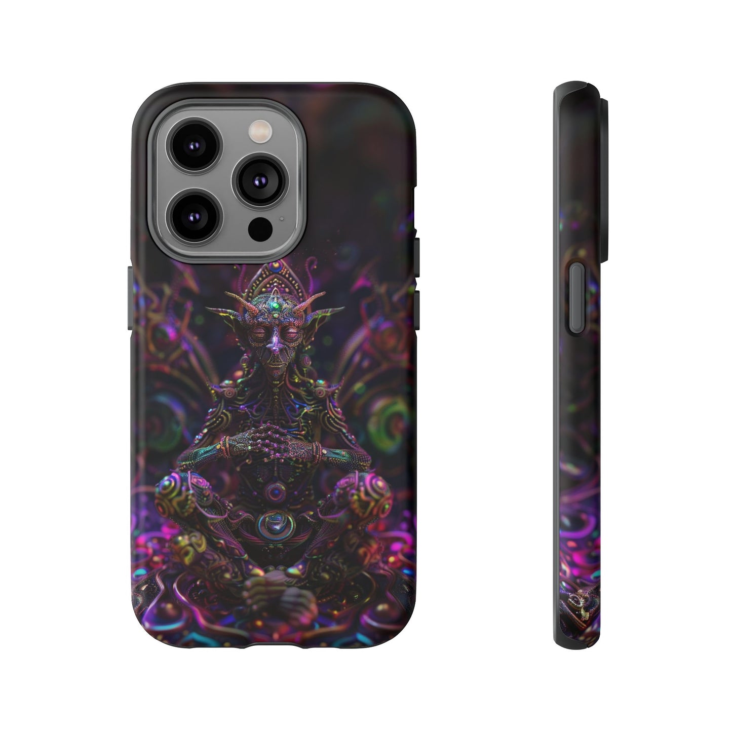 Mystical Machine Elf Phone Case - Psychedelic Vibes for iPhone, Samsung, Google Pixel