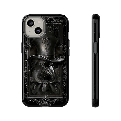 Gothic Plague Doctor Phone Case - Mysterious and Dark Design for iPhone, Samsung Galaxy, and Google Pixel Devices