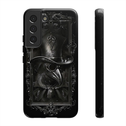 Gothic Plague Doctor Phone Case - Mysterious and Dark Design for iPhone, Samsung Galaxy, and Google Pixel Devices