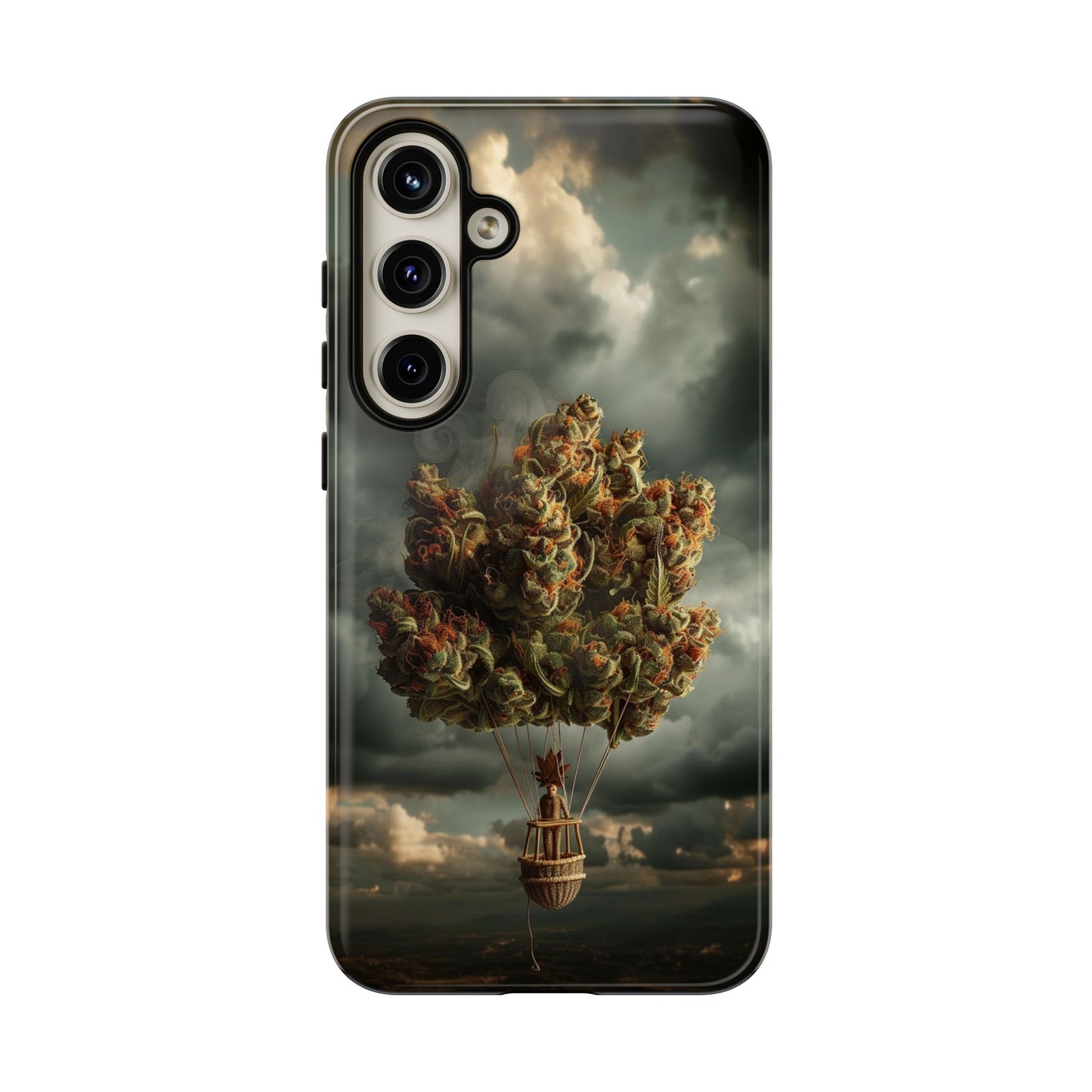 Cannabis Balloon Adventure Phone Case - For iPhone, Samsung Galaxy, and Google Pixel Devices