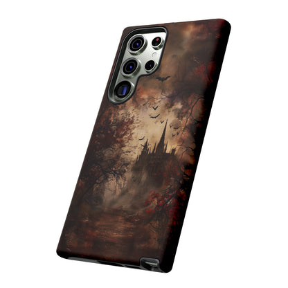 Gothic Castle Phone Case - Spooky Halloween Design for iPhone, Samsung Galaxy, Google Pixel Devices