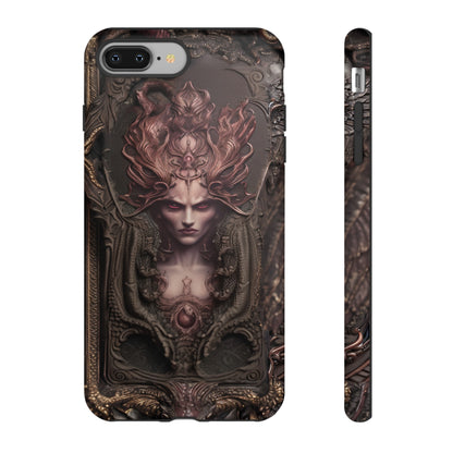 Dark Lilith Phone Case – Horned Hell Horror Design for iPhone, Samsung Galaxy, and Google Pixel Devices