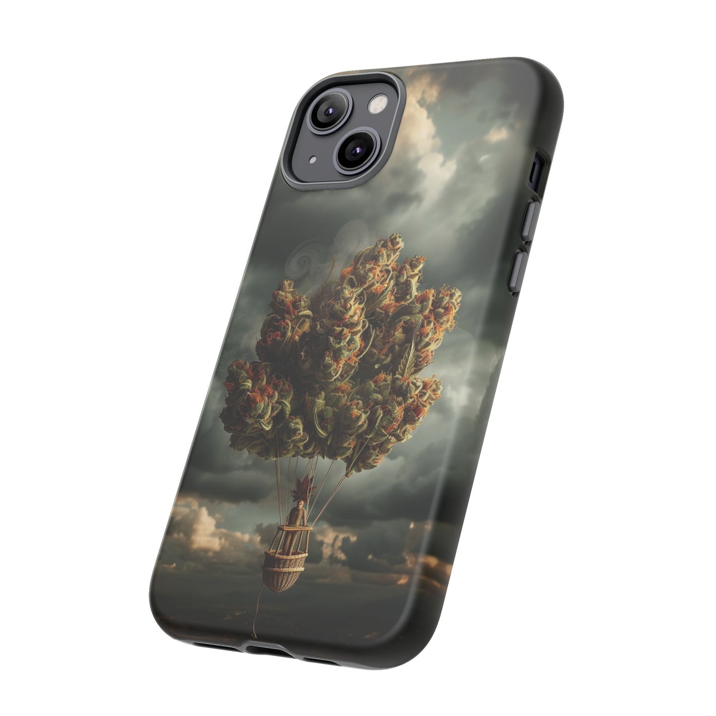 Cannabis Balloon Adventure Phone Case - For iPhone, Samsung Galaxy, and Google Pixel Devices