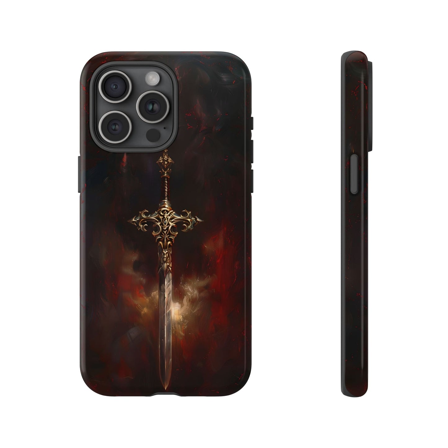 Epic Sword of Legends Phone Case - Dark Fantasy Art for iPhone, Samsung Galaxy, and Google Pixel Devices