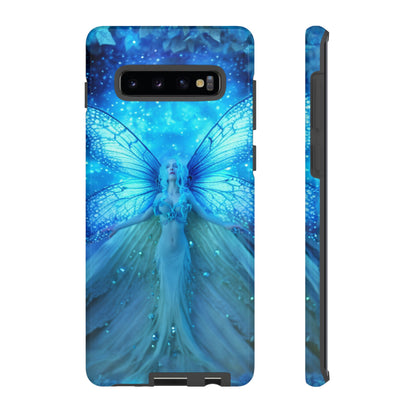 Blue Cosmic Fairy Phone Case – Enchanting Fae Design for iPhone, Samsung Galaxy, and Google Pixel Devices