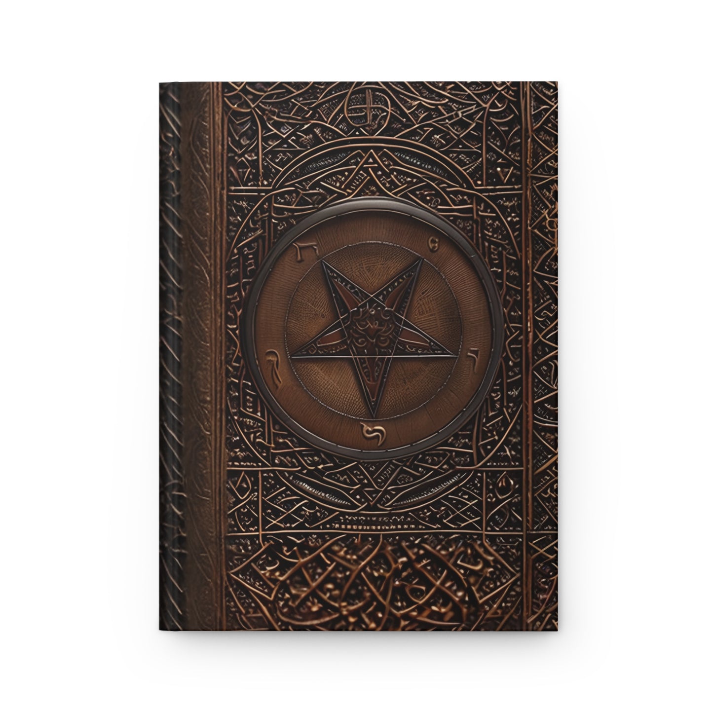 Baphomet Hardcover Notebook – Occult Magick Journal for Spell Book of Shadows