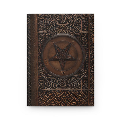 Baphomet Hardcover Notebook – Occult Magick Journal for Spell Book of Shadows