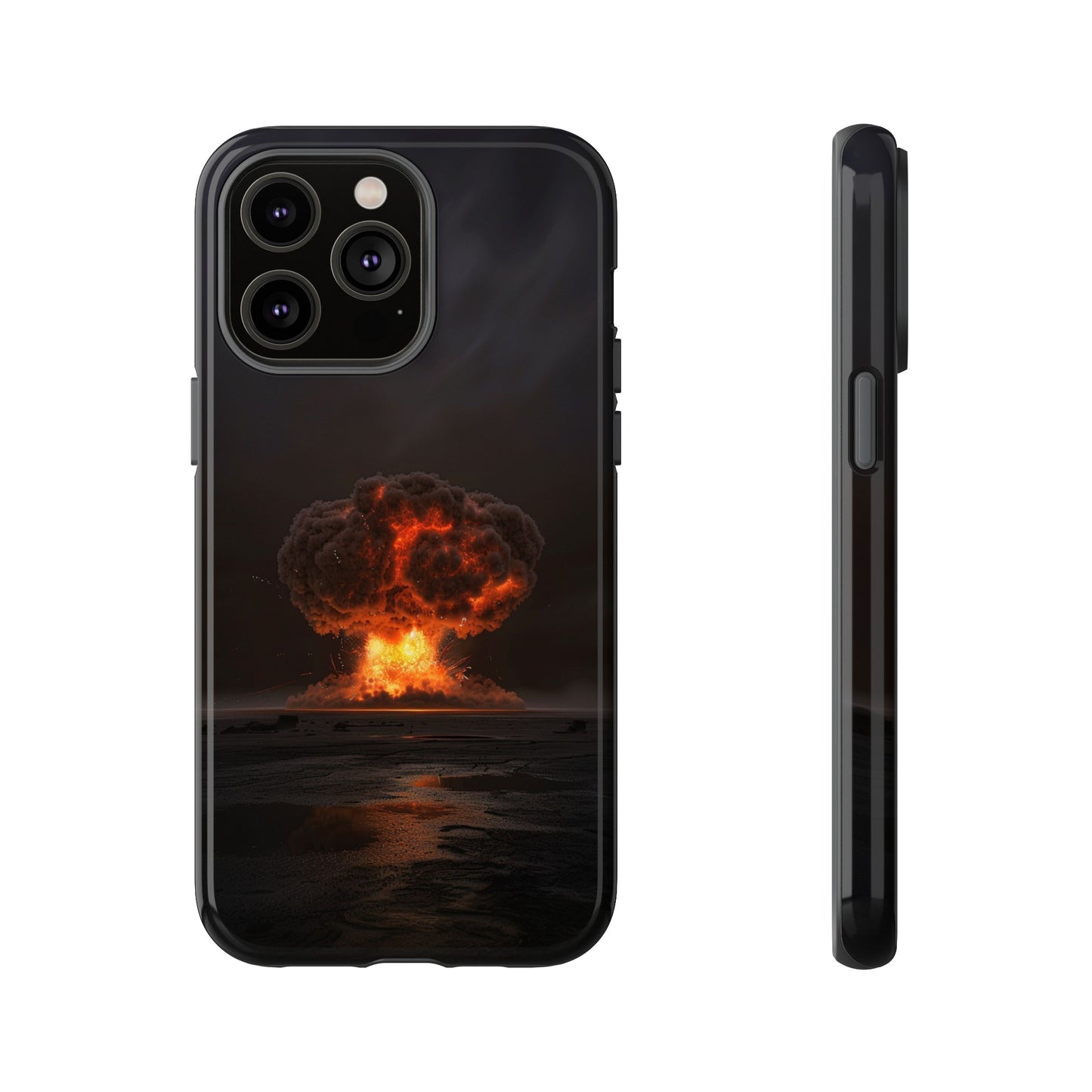 Atomic Explosion Phone Case - Dramatic Mushroom Cloud Design for iPhone and Samsung Galaxy Devices