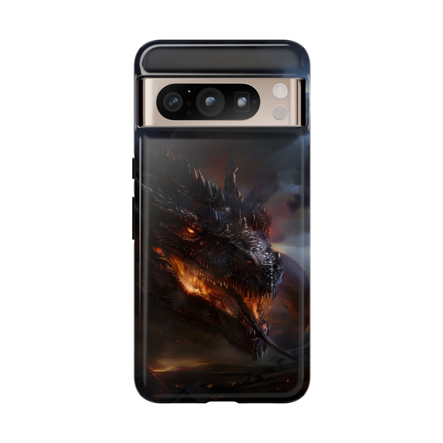 Fiery Dragon Phone Case - Epic Fantasy Art for iPhone, Samsung Galaxy, and Google Pixel Devices