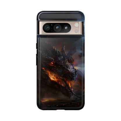 Fiery Dragon Phone Case - Epic Fantasy Art for iPhone, Samsung Galaxy, and Google Pixel Devices