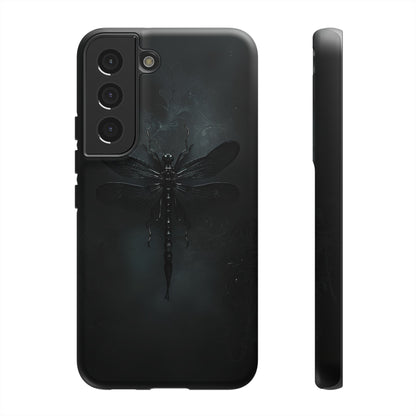 Gothic Dragonfly Phone Case – Dark Elegance Design for iPhone, Samsung Galaxy, and Google Pixel Devices