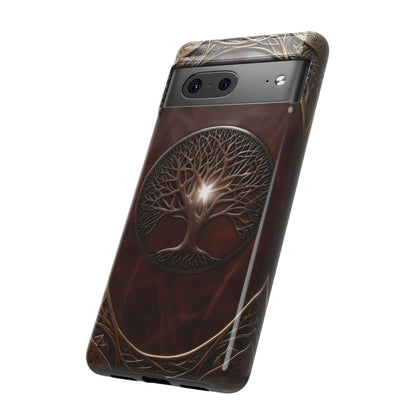 Tree of Life Tough Phone Case – Fantasy Art Design for iPhone, Samsung Galaxy, and Google Pixel Devices