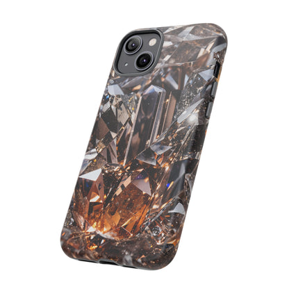 Crystalline Phone Case – Healing Crystal Quartz Design for iPhone, Samsung Galaxy, and Google Pixel Devices