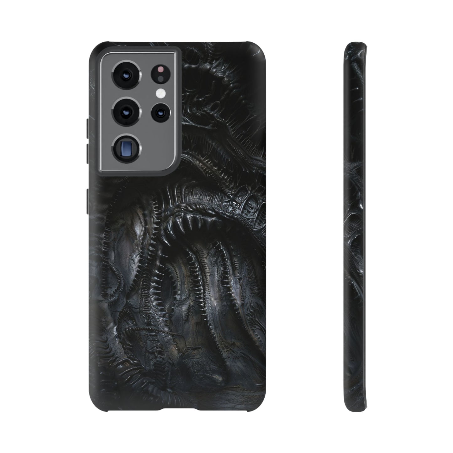 Surreal Biomechanical Phone Case - Gothic Sci-Fi Art for iPhone, Samsung Galaxy, and Google Pixel Devices