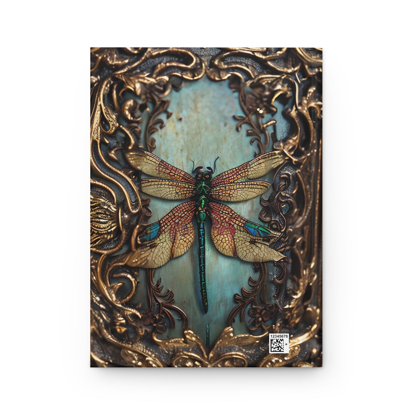 Dragonfly Hardcover Notebook – Nature-Inspired Journal for Creative Writing and Sketching