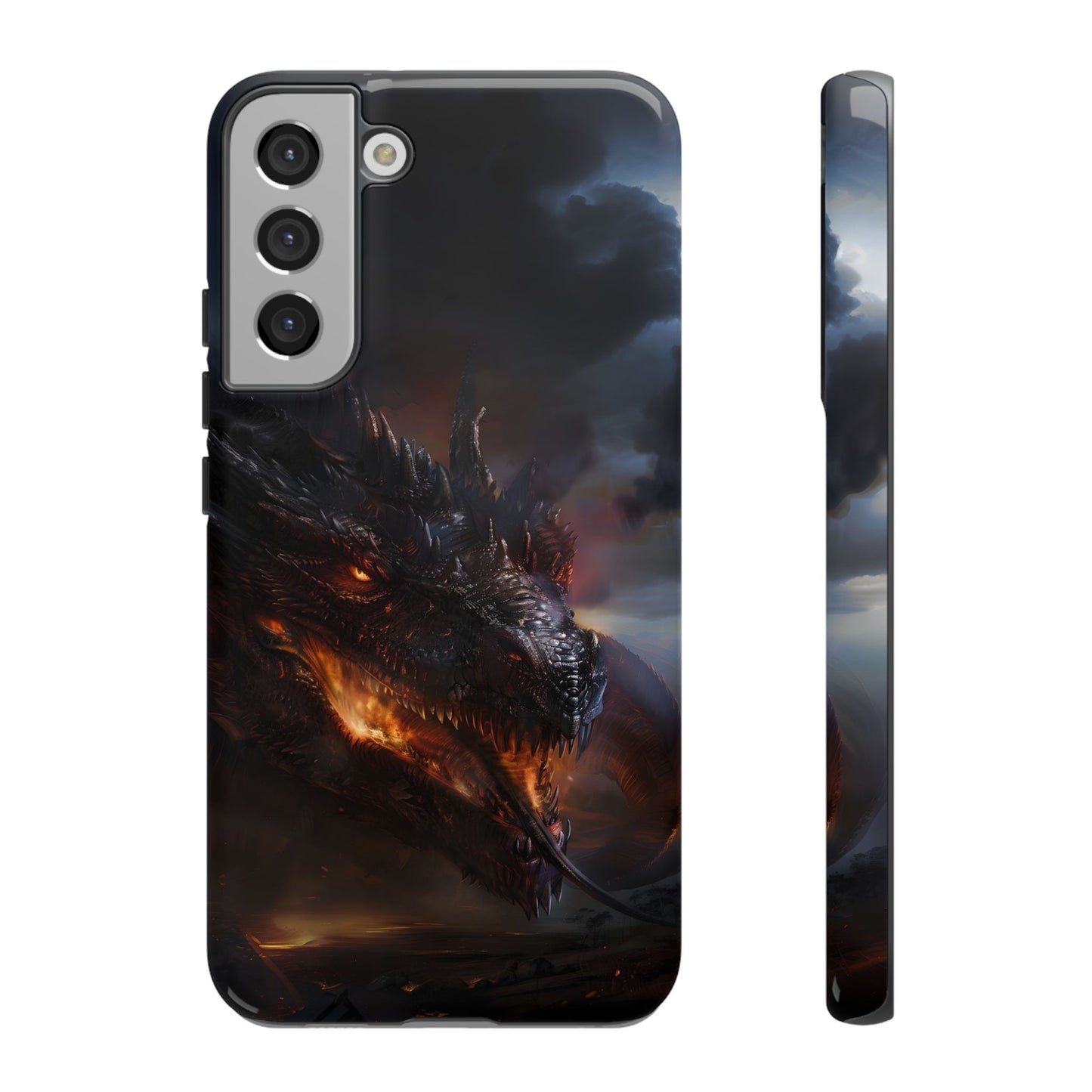 Fiery Dragon Phone Case - Epic Fantasy Art for iPhone, Samsung Galaxy, and Google Pixel Devices