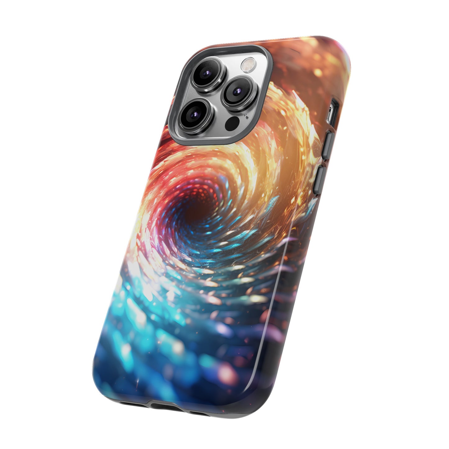 Crystal Portal of Light Phone Case – Vibrant Cosmic Design for iPhone, Samsung Galaxy, and Google Pixel Devices