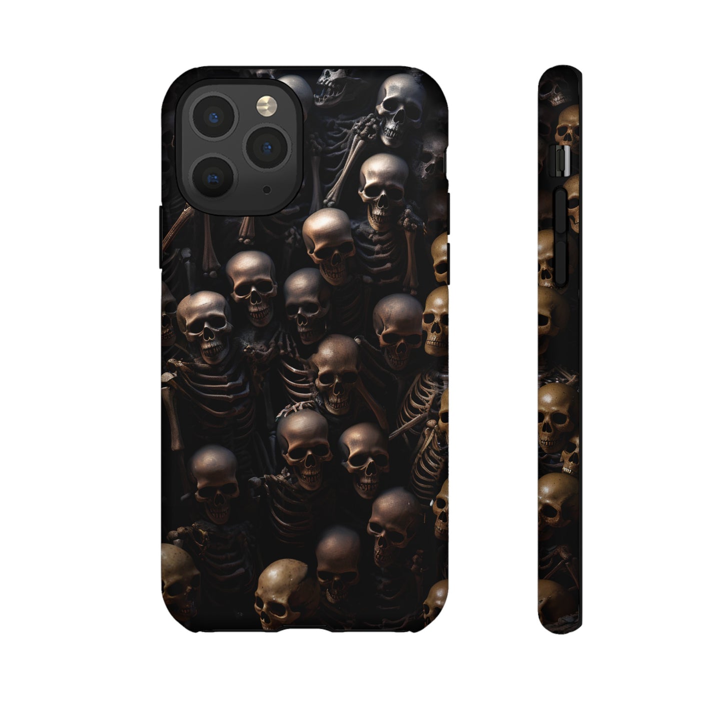 Skeletal Grave Phone Case – Halloween Horror Skeleton Design for iPhone, Samsung Galaxy, and Google Pixel Devices