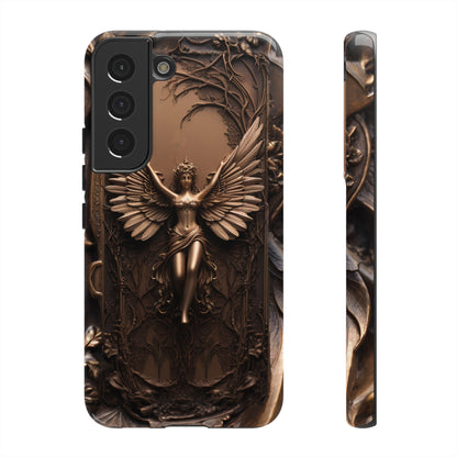 The Bronze Fairy Phone Case – Fantasy Faery Design for iPhone, Samsung Galaxy, and Google Pixel Devices