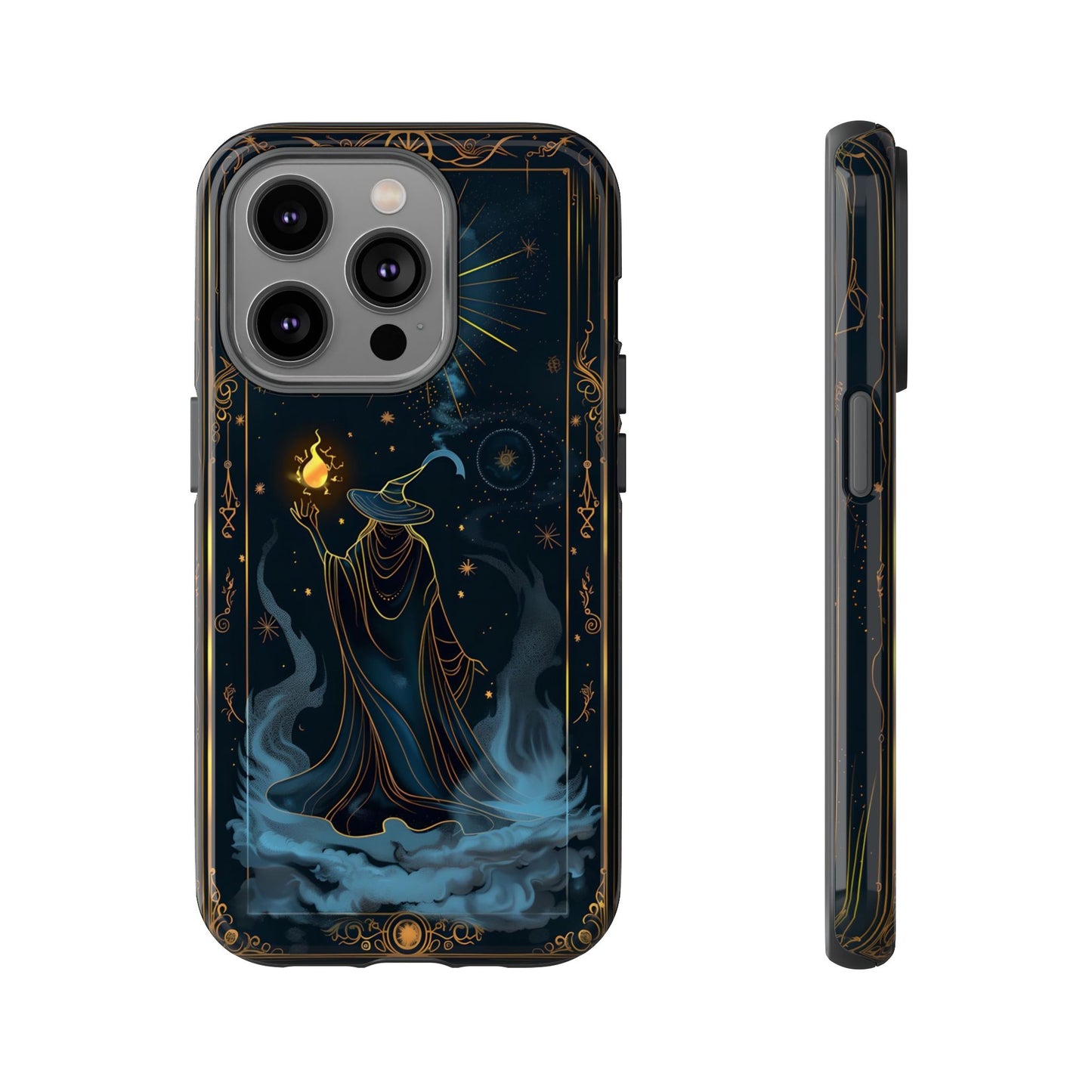 Enchanted Wizard Spellcaster Galaxy Phone Case - Mystical Wizardry Art For iPhone, Samsung Galaxy, and Google Pixel Devices