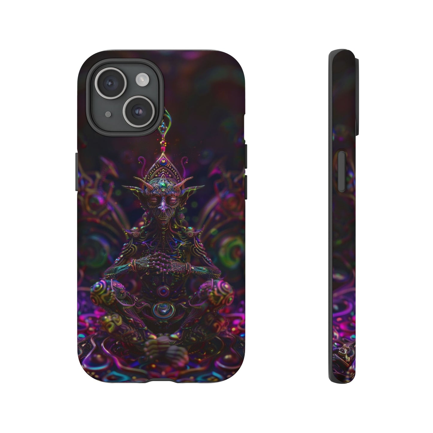 Mystical Machine Elf Phone Case - Psychedelic Vibes for iPhone, Samsung, Google Pixel