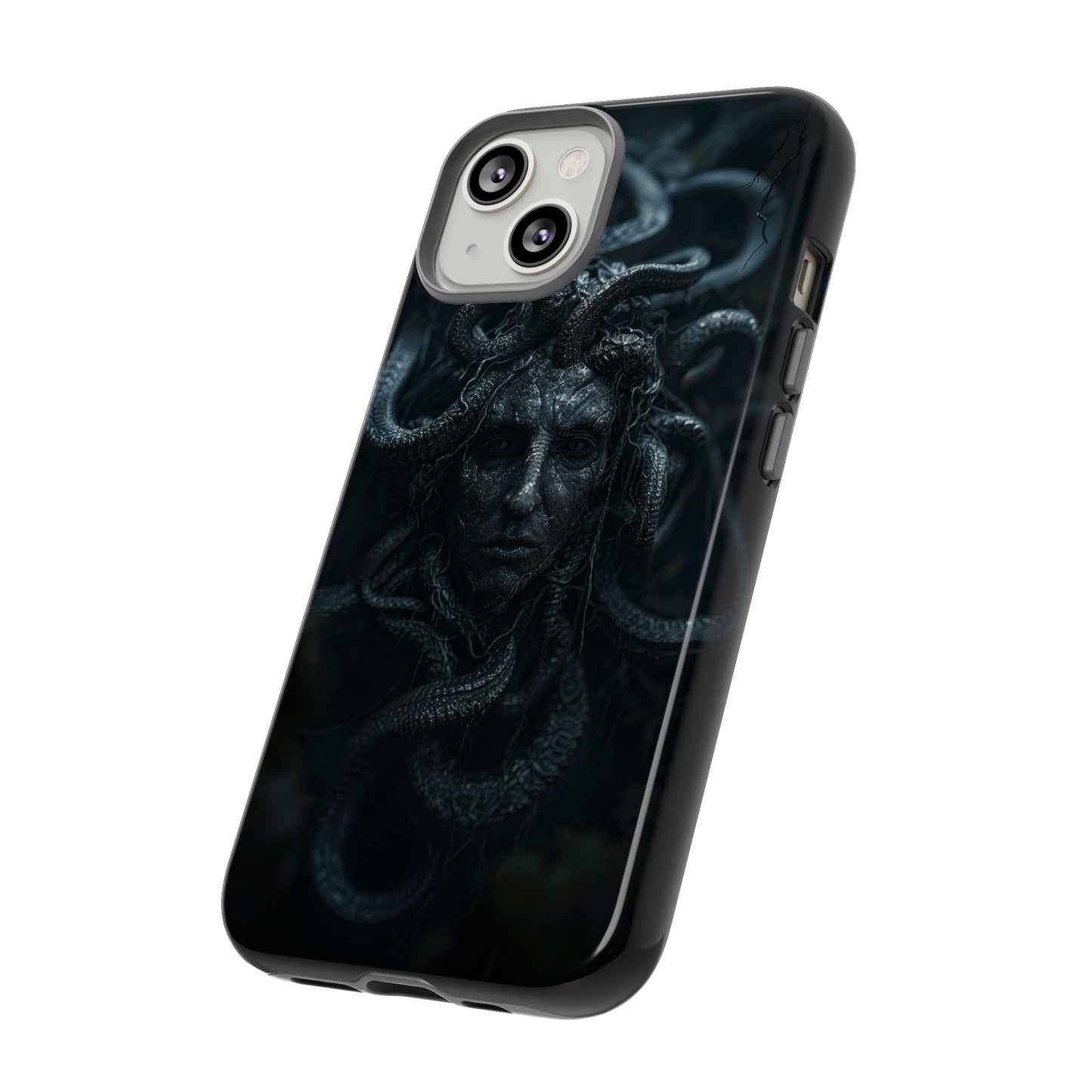 Medusa's Gaze Phone Case - Dark Mythological Design for iPhone and Samsung Galaxy Devices