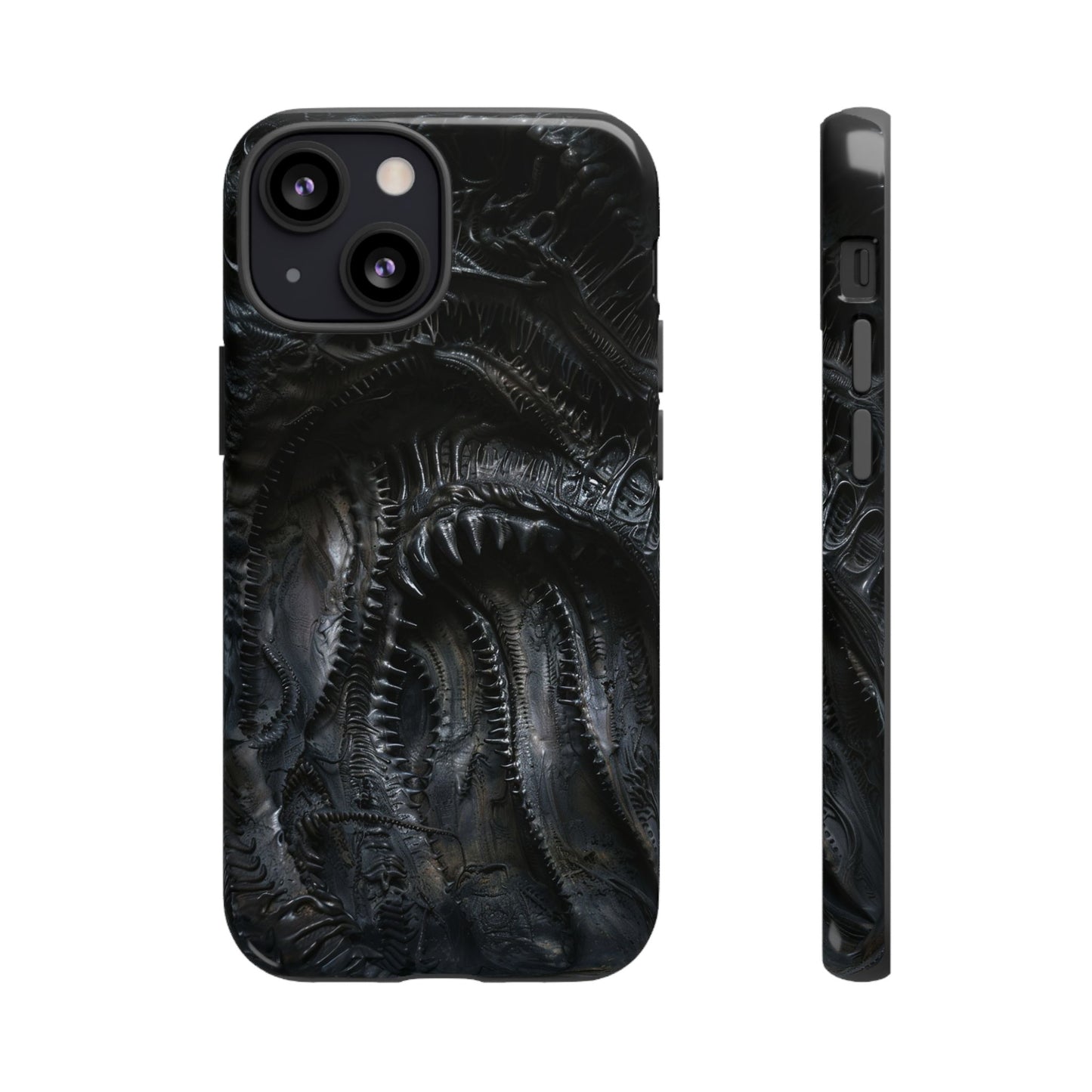 Surreal Biomechanical Phone Case - Gothic Sci-Fi Art for iPhone, Samsung Galaxy, and Google Pixel Devices