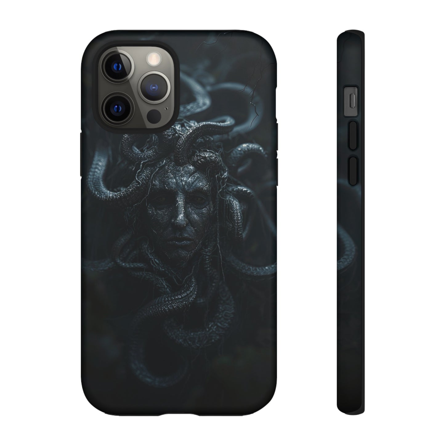 Medusa's Gaze Phone Case - Dark Mythological Design for iPhone and Samsung Galaxy Devices