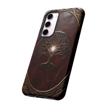 Tree of Life Tough Phone Case – Fantasy Art Design for iPhone, Samsung Galaxy, and Google Pixel Devices