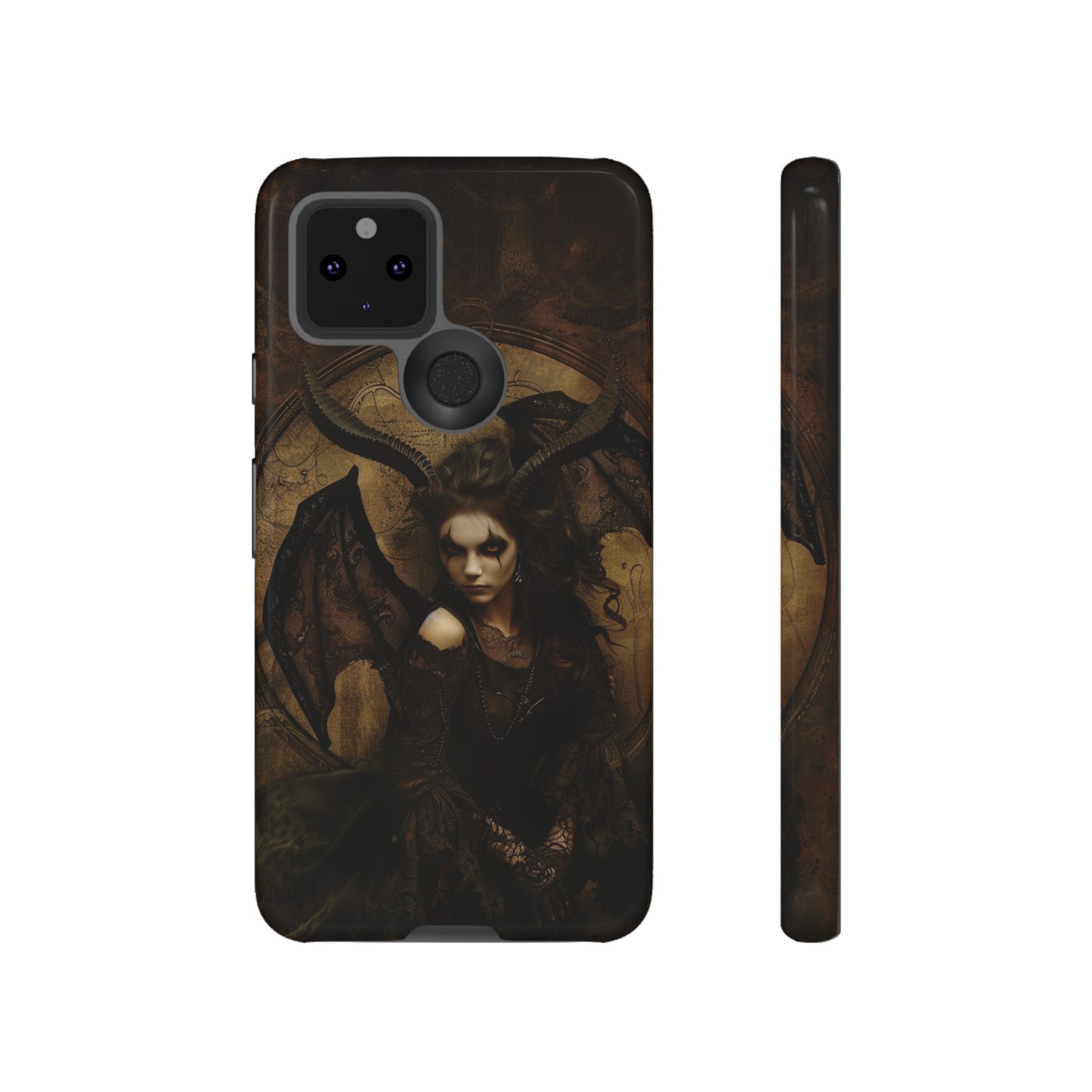 Demon Lilith Gothic Phone Case for iPhone, Samsung Galaxy, Google Pixel - Dark Fantasy Art