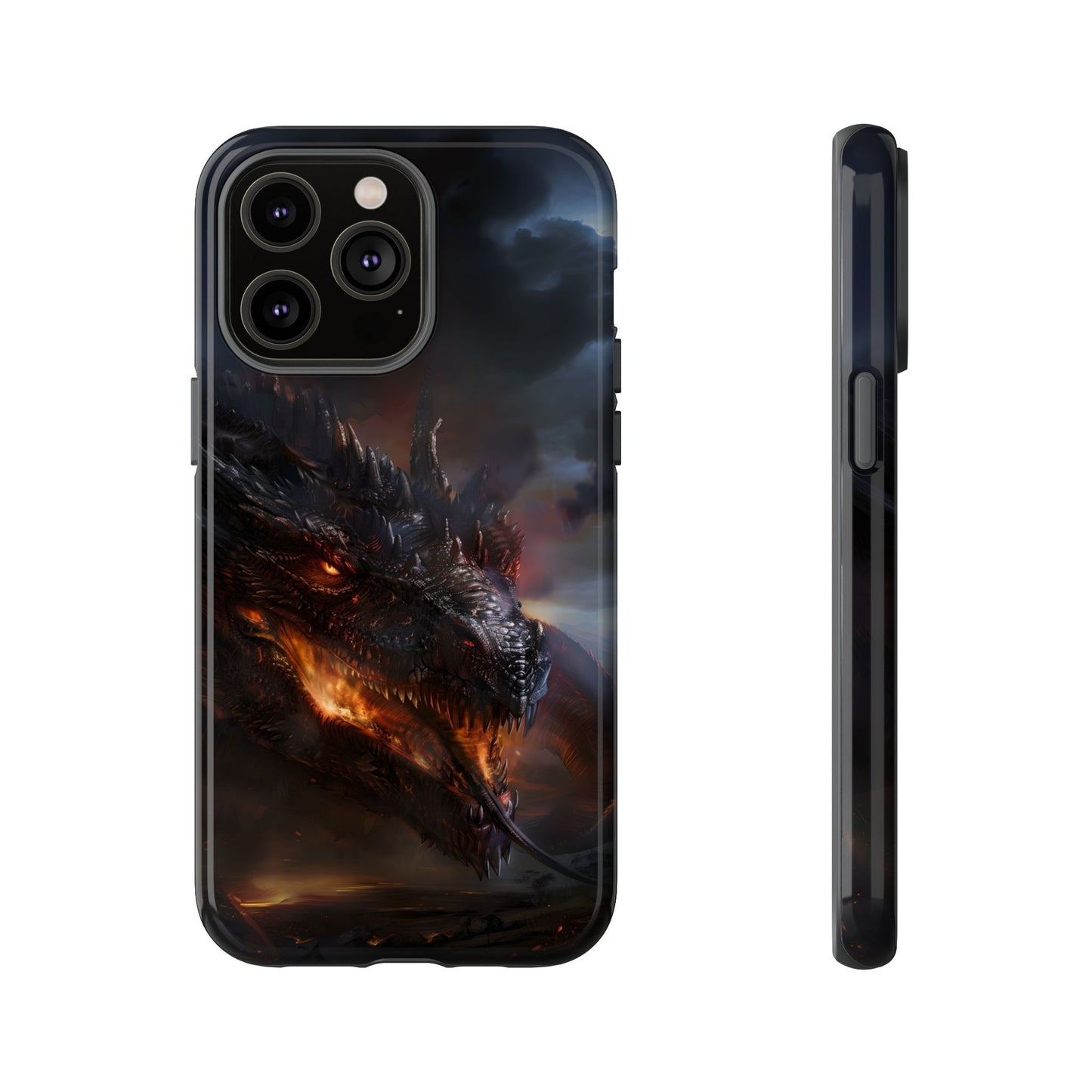 Fiery Dragon Phone Case - Epic Fantasy Art for iPhone, Samsung Galaxy, and Google Pixel Devices