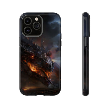 Fiery Dragon Phone Case - Epic Fantasy Art for iPhone, Samsung Galaxy, and Google Pixel Devices