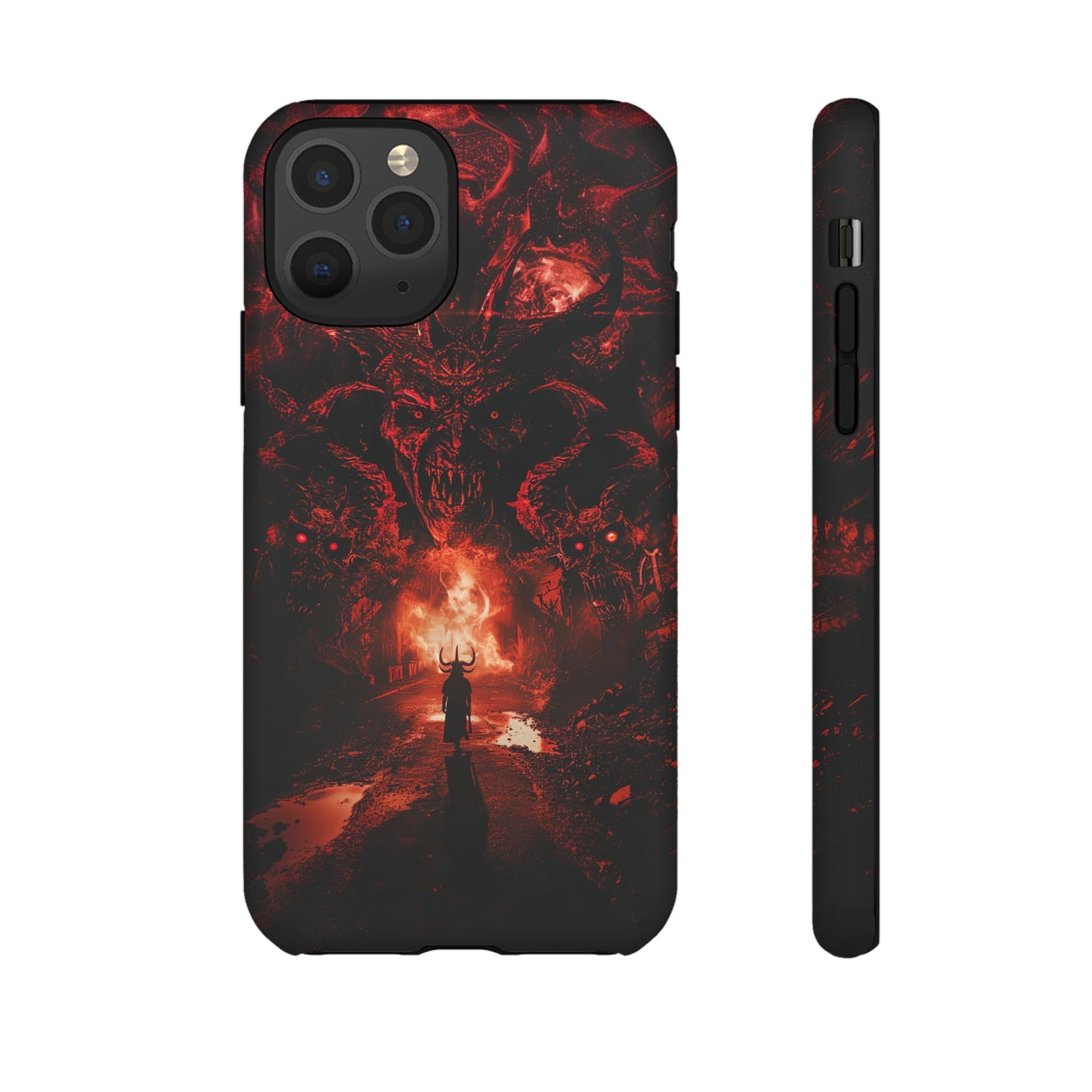 The Road to Hell Phone Case – Gothic Demon and Devil Design for iPhone, Samsung Galaxy, and Google Pixel Devices