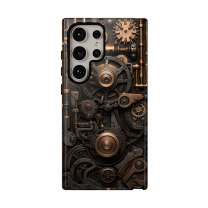 Steampunk Machine Phone Case – Victorian Gears Design for iPhone, Samsung Galaxy, and Google Pixel Devices