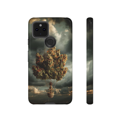 Cannabis Balloon Adventure Phone Case - For iPhone, Samsung Galaxy, and Google Pixel Devices